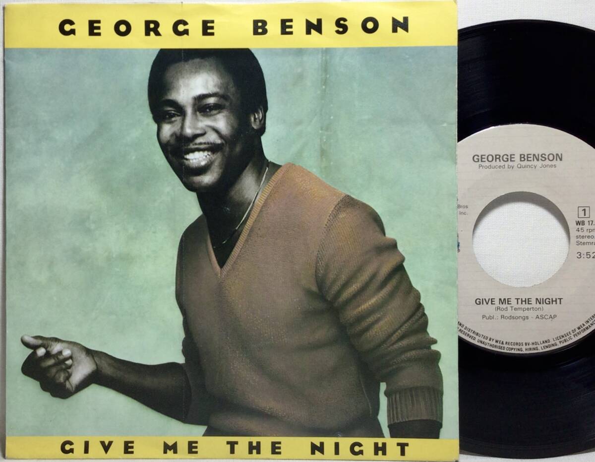 【蘭7】 GEORGE BENSON ジョージ・ベンソン GIVE ME THE NIGHT / 1980 オランダ盤 7インチレコード EP 45 試聴済の画像1