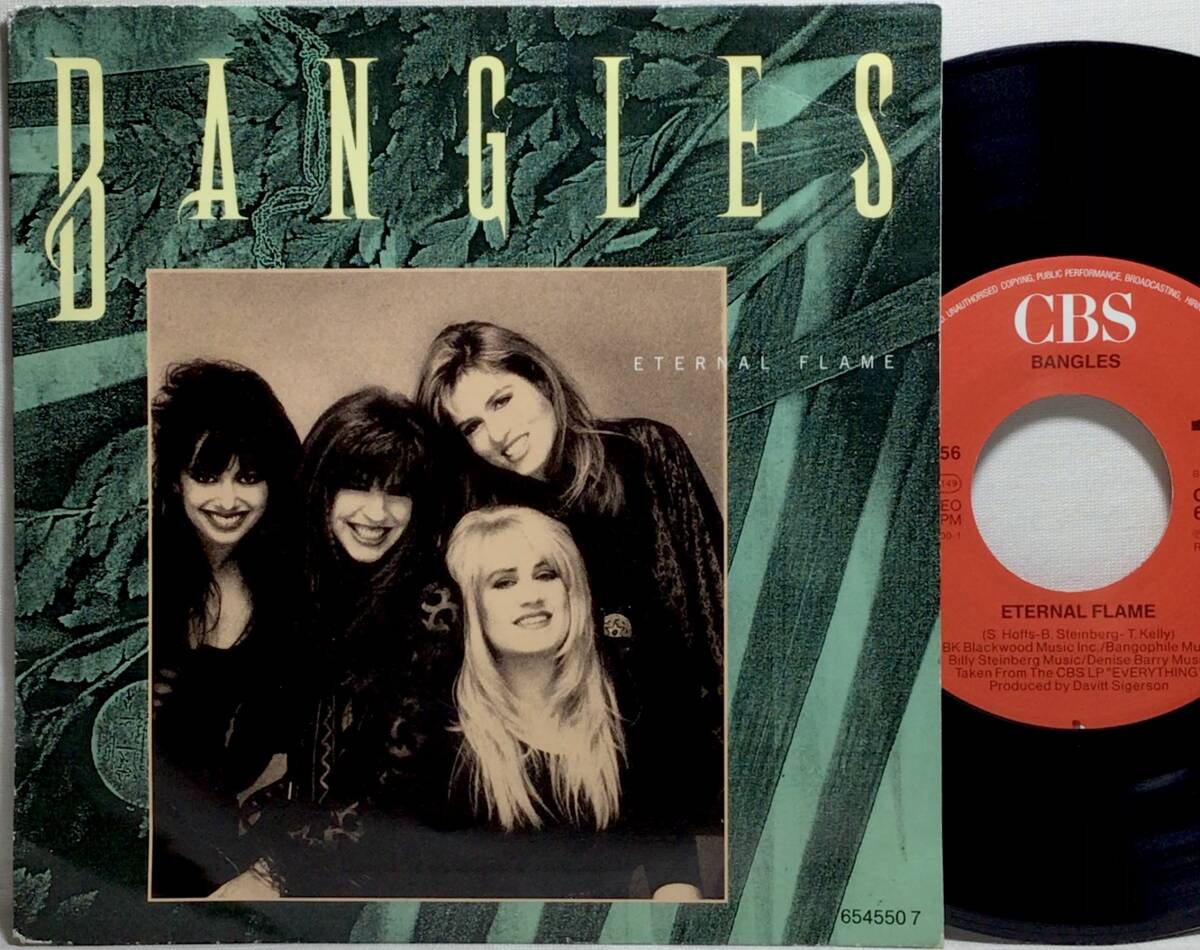 【蘭7】 BANGLES バングルス / ETERNAL FLAME / WHAT I MEANT TO SAY / 1989 オランダ盤 7インチシングルレコード EP 45 試聴済の画像1