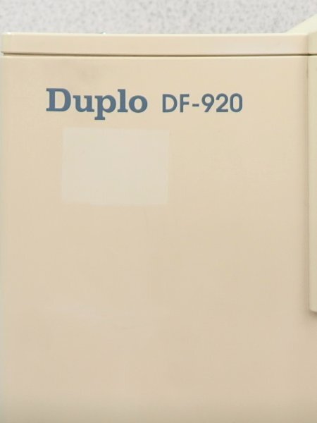 #β [ goods with special circumstances ]Duplo/ Duplo desk paper . machine / Duplo folder -DF-920 operation verification ending 100V [B rank ][0423-02]