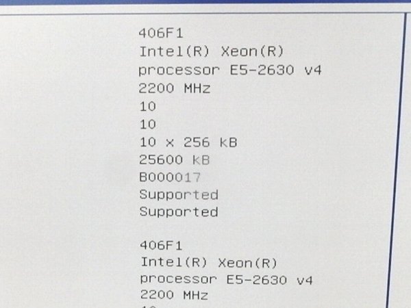 ■○ SSD 200GB×2/RAM 64GB NEC Express5800/R120g-1E N8100-2428Y E5-2630 V4 2200MHz×2基/BIOS起動確認済の画像9