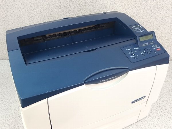 #* [ printing sheets number 19109 sheets ] Fuji Xerox A3 laser printer -DocuPrint 3000 toner remainder amount have extension cassette installing operation verification seal character thing fibre have 