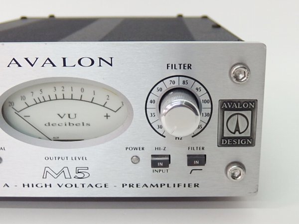 ■○ AVALON M5 マイクプリアンプ PURE CLASS A HIGH-VOLTAGE-PREAMPLIFIER 修理部品取りの画像3