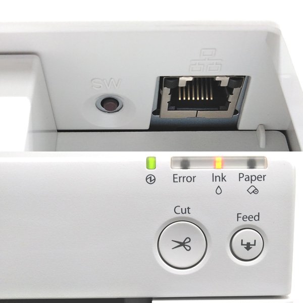 ☆EPSON/エプソン LAN対応/カラーインクジェットラベルプリンタ TM-C3400 【美品】【インク切れ】No.2の画像6