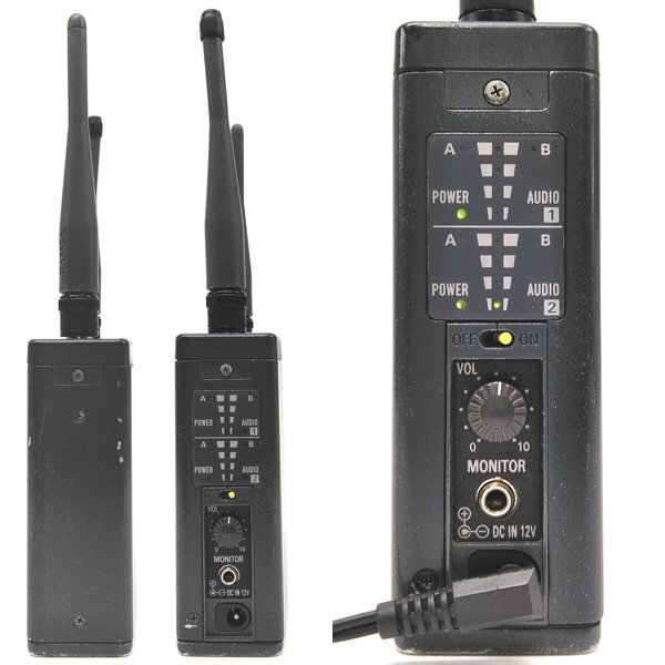 ☆Panasonic/パナソニック ワイヤレス受信機/ワイヤレスマイクロホン RAMSA WX-RJ800/WX-TB840 【電池ホルダー欠品】【未チェック品】の画像4