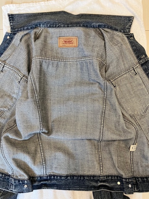 Levi's 70599 リーバイス デニムジャケット ジージャン L　　ユーズド加工_画像4