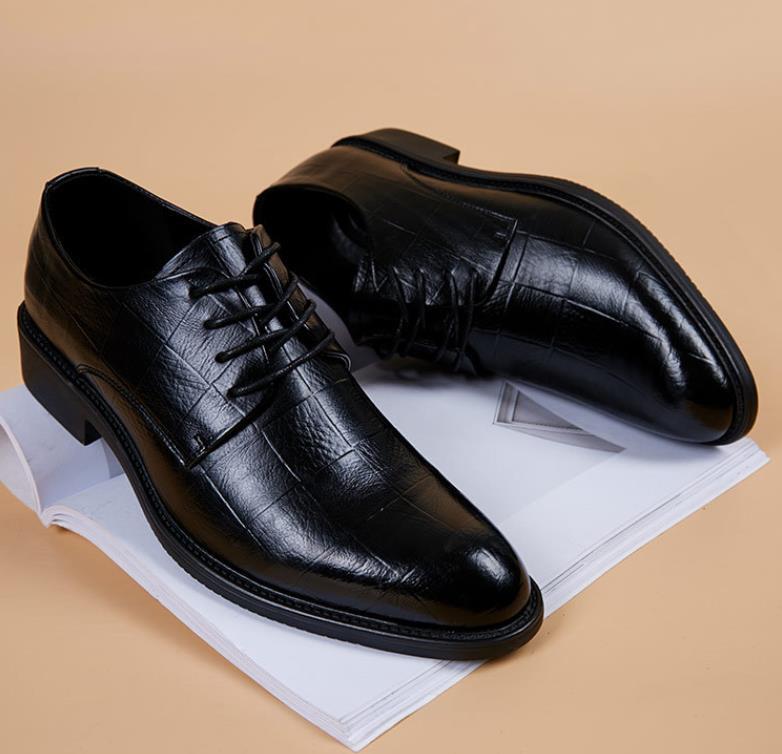  new goods appearance * high quality * original leather worker handmade cow leather gentleman shoes formal ceremonial occasions leather shoes ^ black 