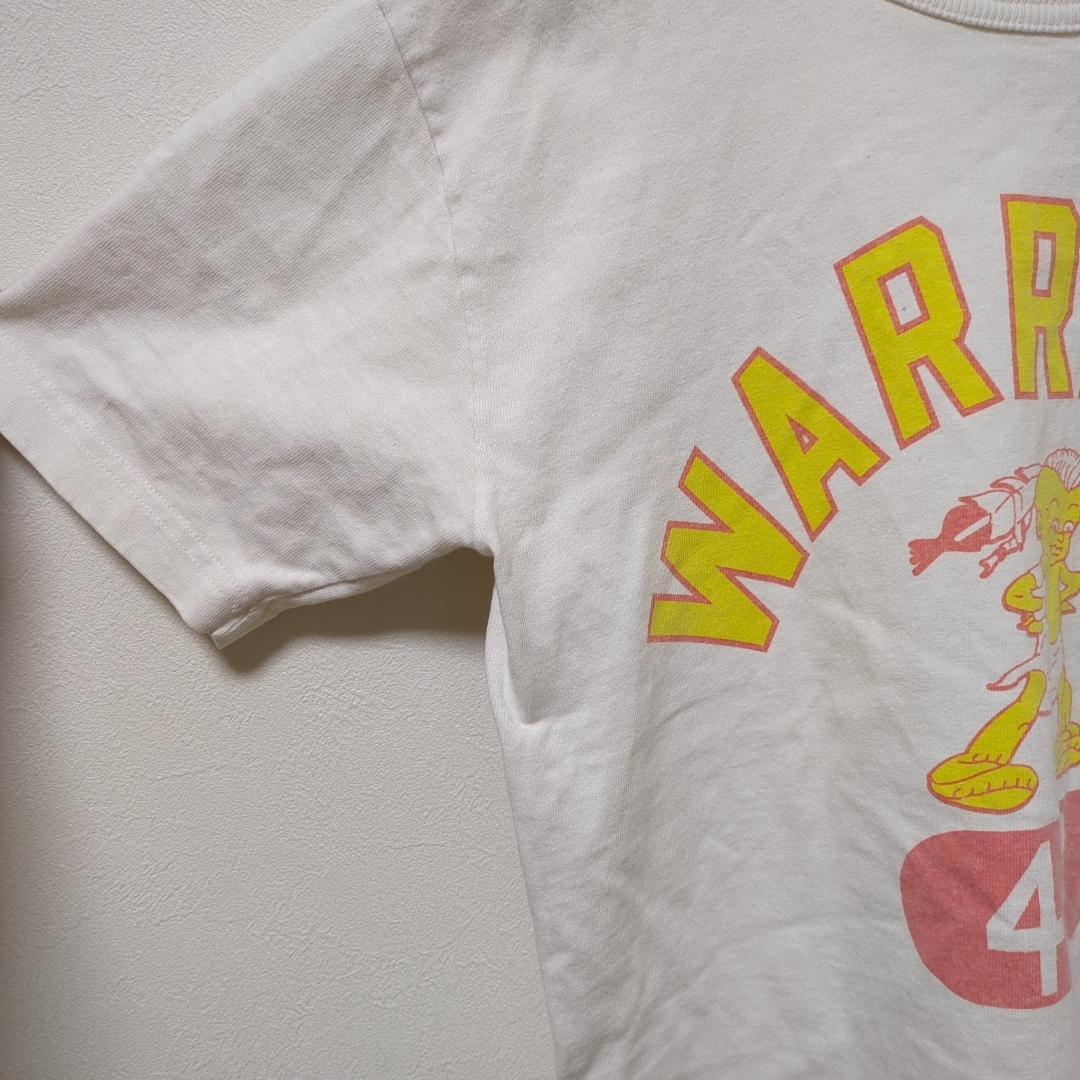 チャンピオン(S)プリントTシャツ＊warrioras＊T1011＊USA製＊白_画像8