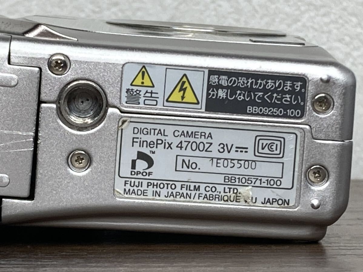 Y337 富士フィルム FUJIFILM FinePix 4700Z コンパクトデジタルカメラ コンデジ digital still camera_画像8