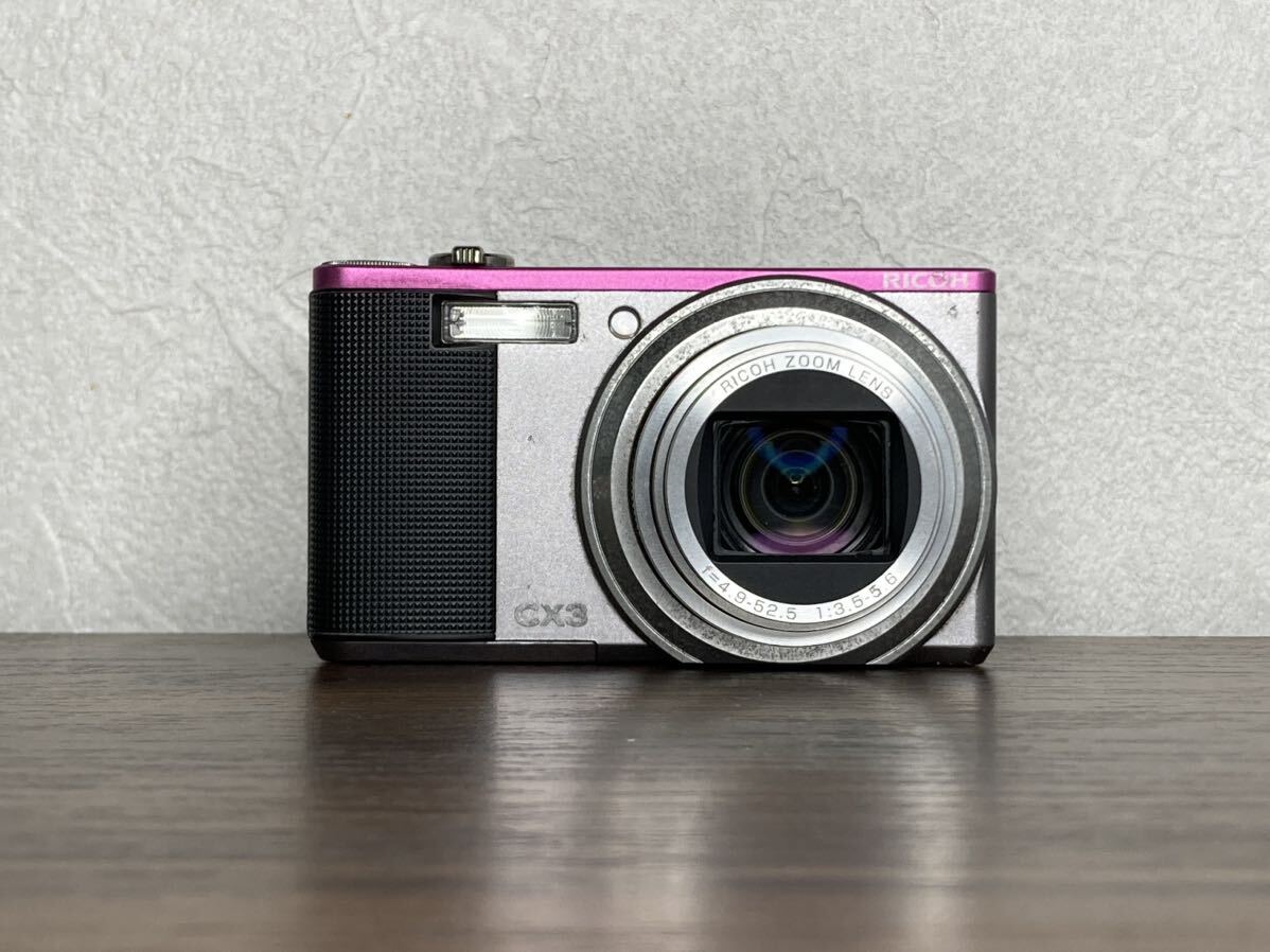 Y351 リコー RICOH CX3 ピンク pink ツートン コンパクトデジタルカメラ コンデジ digital still camera の画像3