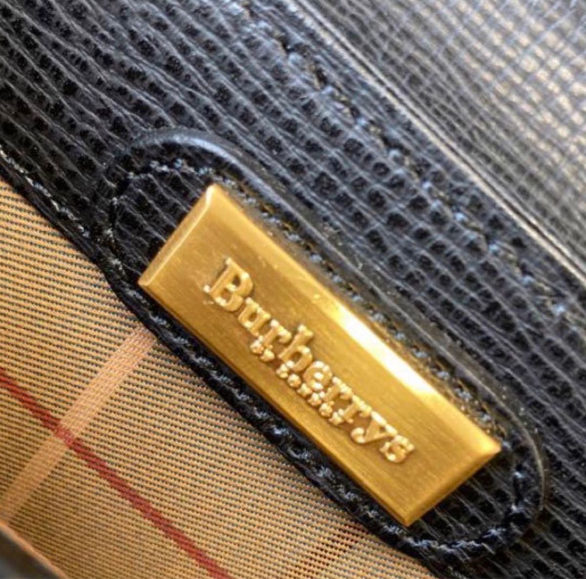 BURBERRY  バーバリー 鍵付き セカンドバッグ ビジネスバッグ  クラッチバッグ  ブラック 