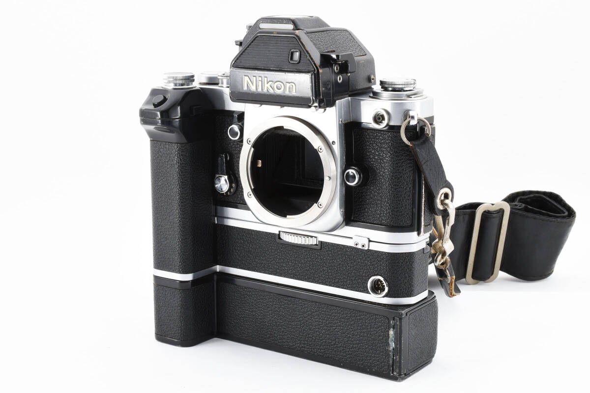 Nikon F2 フォトミックS DP-2 モータードライブ MD-2 MB-1 シルバー フィルム ボディ カメラ 2100074の画像3