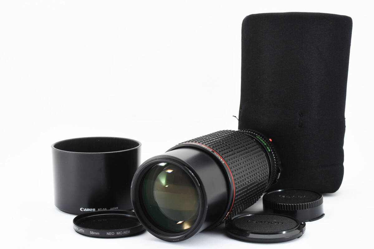 Canon ZOOM LENS FD 80-200mm 1:4 L カメラレンズ マニュアルフォーカス キャノン キヤノン　2100078_画像1