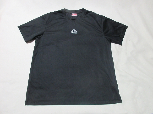 O-565★Kappa(カッパ)♪黒色/半袖Tシャツ(4L)大きいサイズ★の画像1