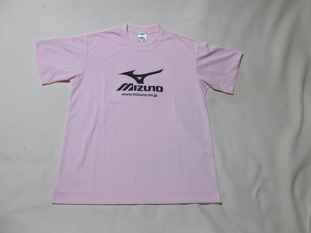 O-693★MIZUNO(ミズノ)♪ピンク色/半袖Tシャツ(M)★の画像1