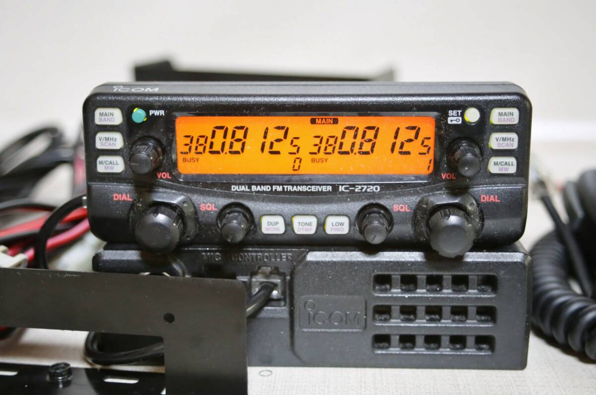  Icom IC-2720 144/430MHz 20W transceiver new sp rear s regulation model reception modified ending 