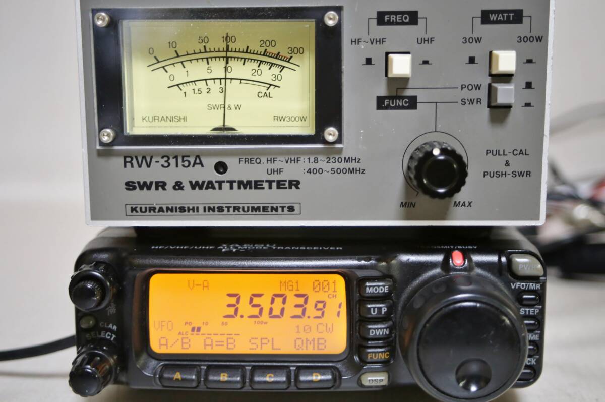 YAESU ヤエス FT-100S HF/50/144/430MHz オールモード 無線機 ゼネカバ送信改の画像2