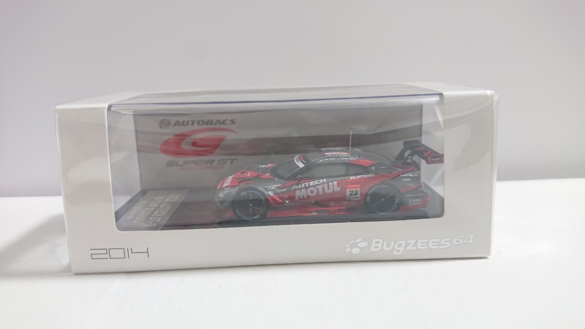 未開封 bugzees64 1/64 2014 スーパーGT GT500 No.23 MOTUL AUTECH 日産 ニスモ GT-R R35 super GT nismo レーシング バグジーズ BG512Aの画像1