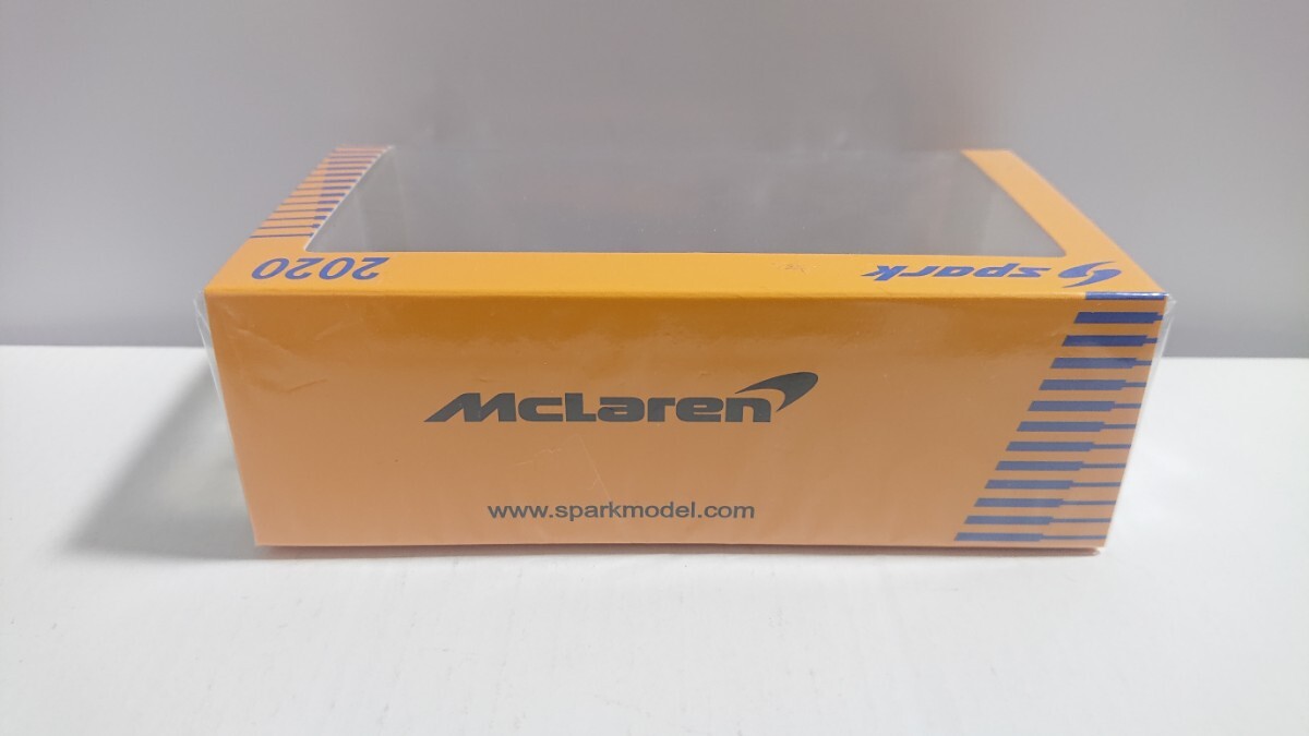 未開封 Spark スパーク 1/43 McLaren MCL35 Barcelona Test 2020 S6463 マクラーレン バルセロナ テストカー F1 Formula1 フォーミュラの画像5
