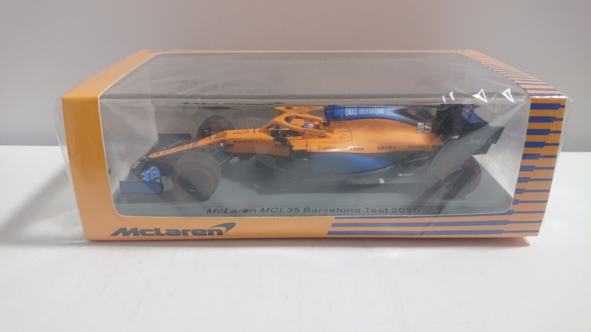 未開封 Spark スパーク 1/43 McLaren MCL35 Barcelona Test 2020 S6463 マクラーレン バルセロナ テストカー F1 Formula1 フォーミュラの画像1