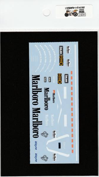 1/12 Yamaha YZR500*90 Marlboro decal [D686]