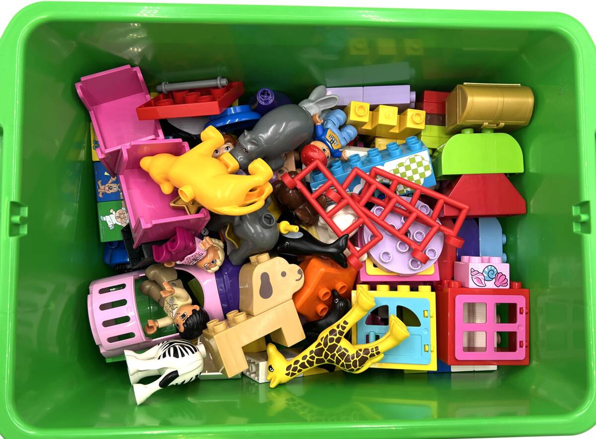 ｇ822ＳＫ 【１円スタート！】LEGO duplo レゴデュプロ レゴブロック レゴ 楽しいどうぶつえん 欠品あり 他混在あり 知育玩具 現状品 の画像10