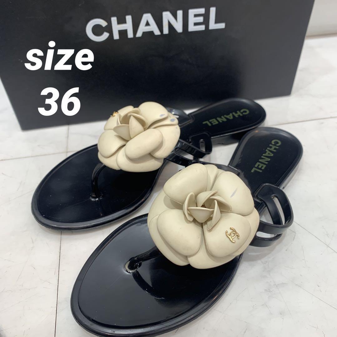 CHANEL カメリア トングサンダル ビーチサンダル size36|Yahoo CHANEL カメリア トングサンダル ビーチサンダル size36|Yahoo
