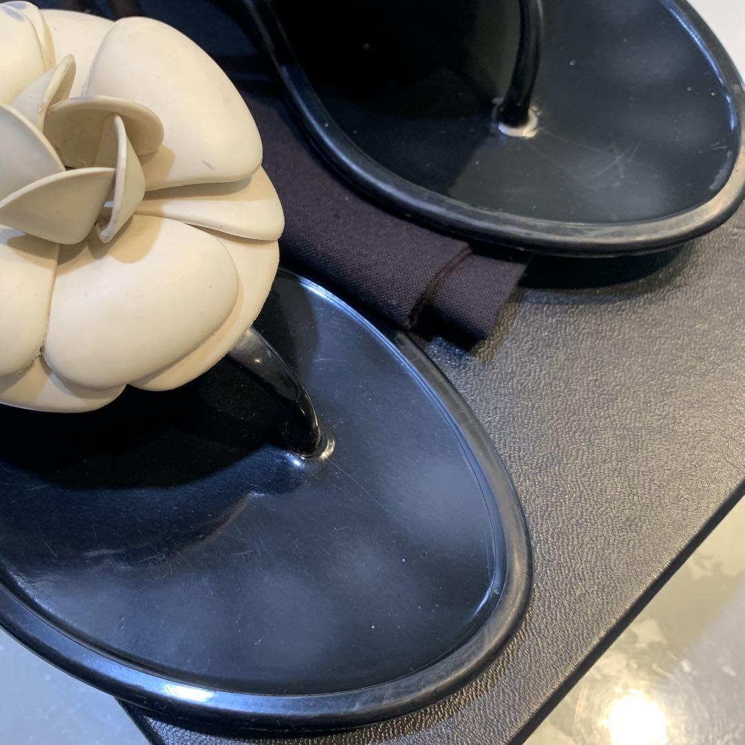 CHANEL カメリア トングサンダル ビーチサンダル size36|Yahoo CHANEL カメリア トングサンダル ビーチサンダル size36|Yahoo