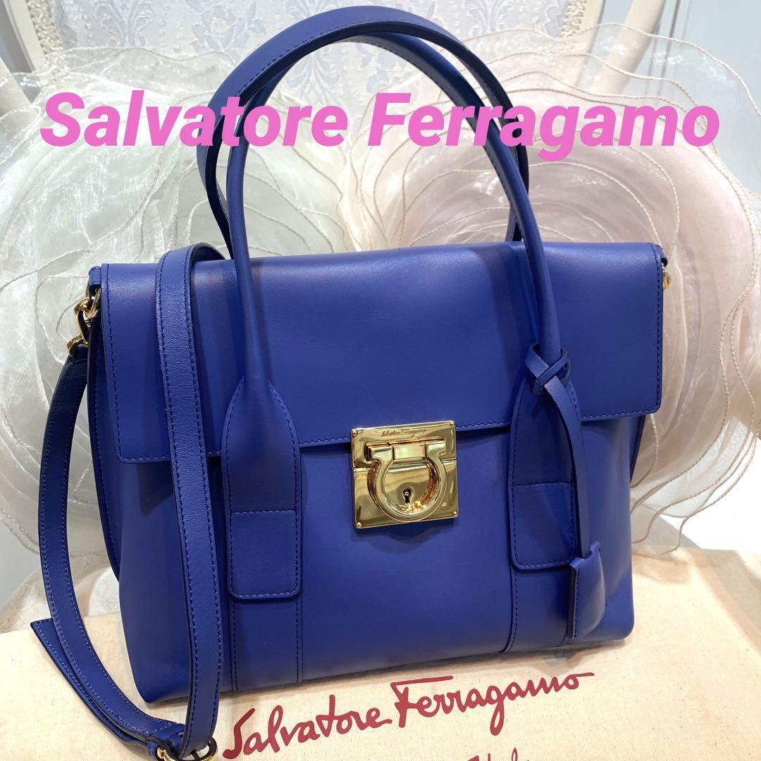 ☆美品☆Savatore Ferragamo ガンチーニ 2WAYバッグ