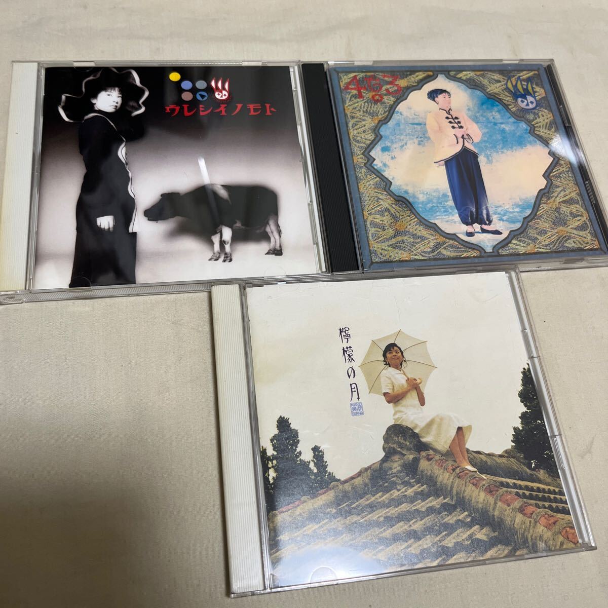 小川美潮 CD3枚セット ウレシイノモト/4to3/檸檬の月の画像1