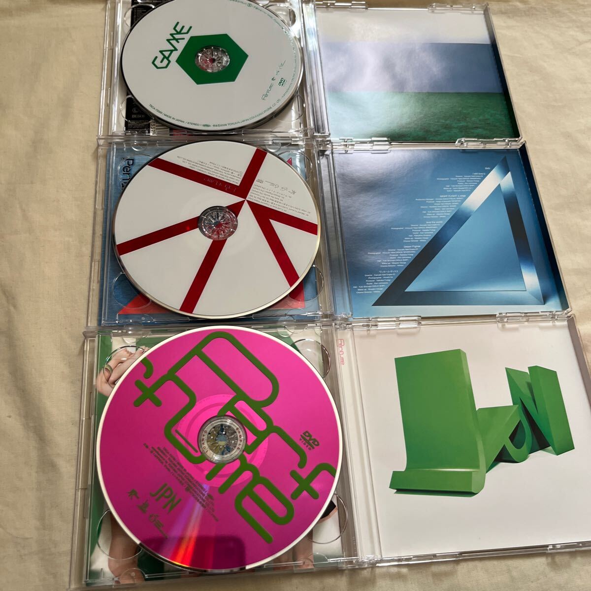 Perfume CD DVD 5枚セット GAME/トライアングル/JPN/Cling Cling/3rd Tour JPN パフューム_画像4