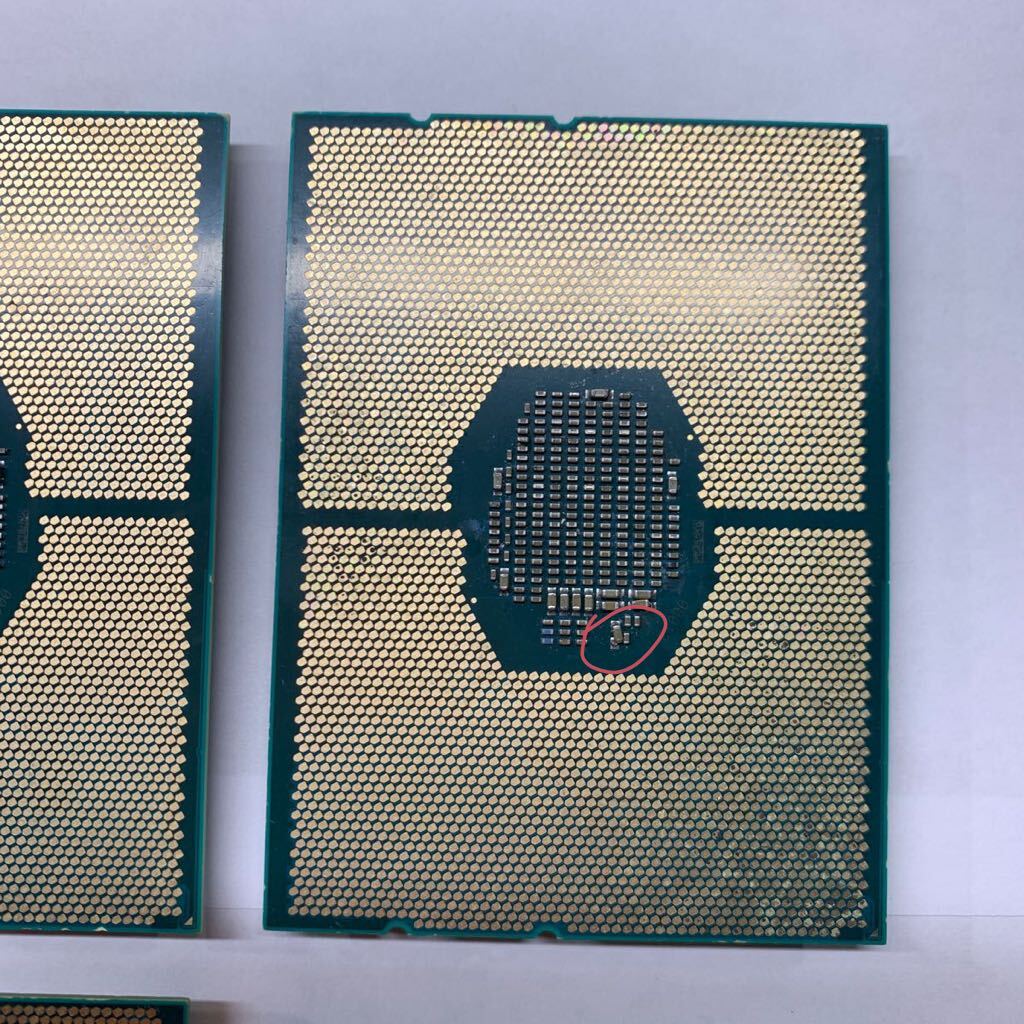 ジャンク Intel ★ XEON　SILVER 4208 SRFBM ☆ 2.10GHz (3.20GHz)／11MB／9.6GT/s　8コア☆サーバーCPU 4枚セット 動作未確認 返品不可2_画像7