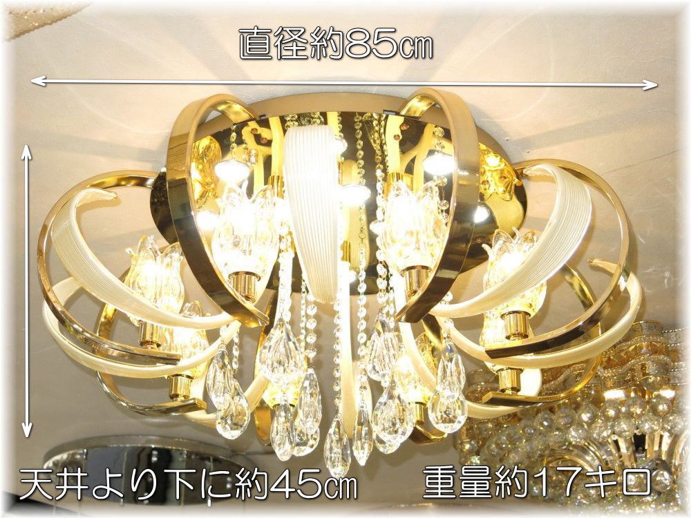 [LED attaching!] super-gorgeous! remote control attaching Swarovski manner led large crystal chandelier lighting antique style light correspondence cheap Northern Europe retro 