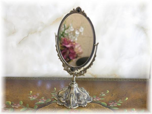 [ free shipping!]* super-discount prompt decision!* new goods * antique style /.. design / dressing up . desk mirror 