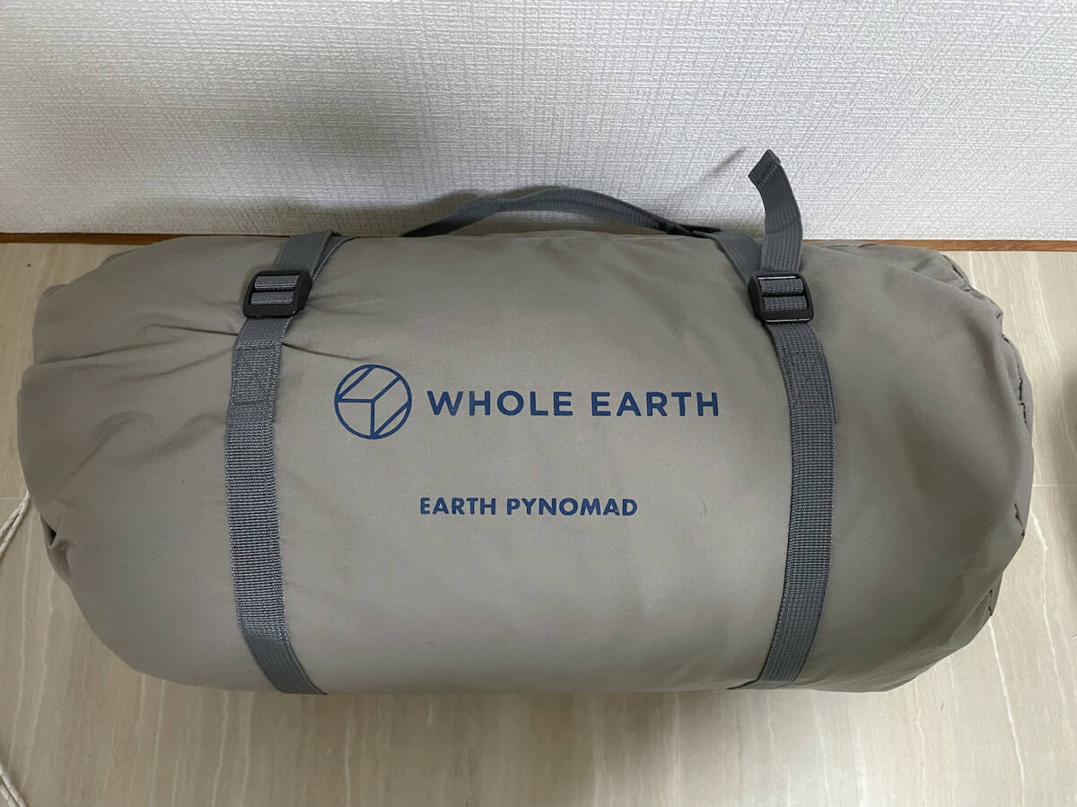 ホールアース (Whole Earth) EARTH PYNOMAD アース ピノマッド テント 1~2人用 WE2LDA11 BEG ソロ ツーリング ティピーテント TC素材 の画像1