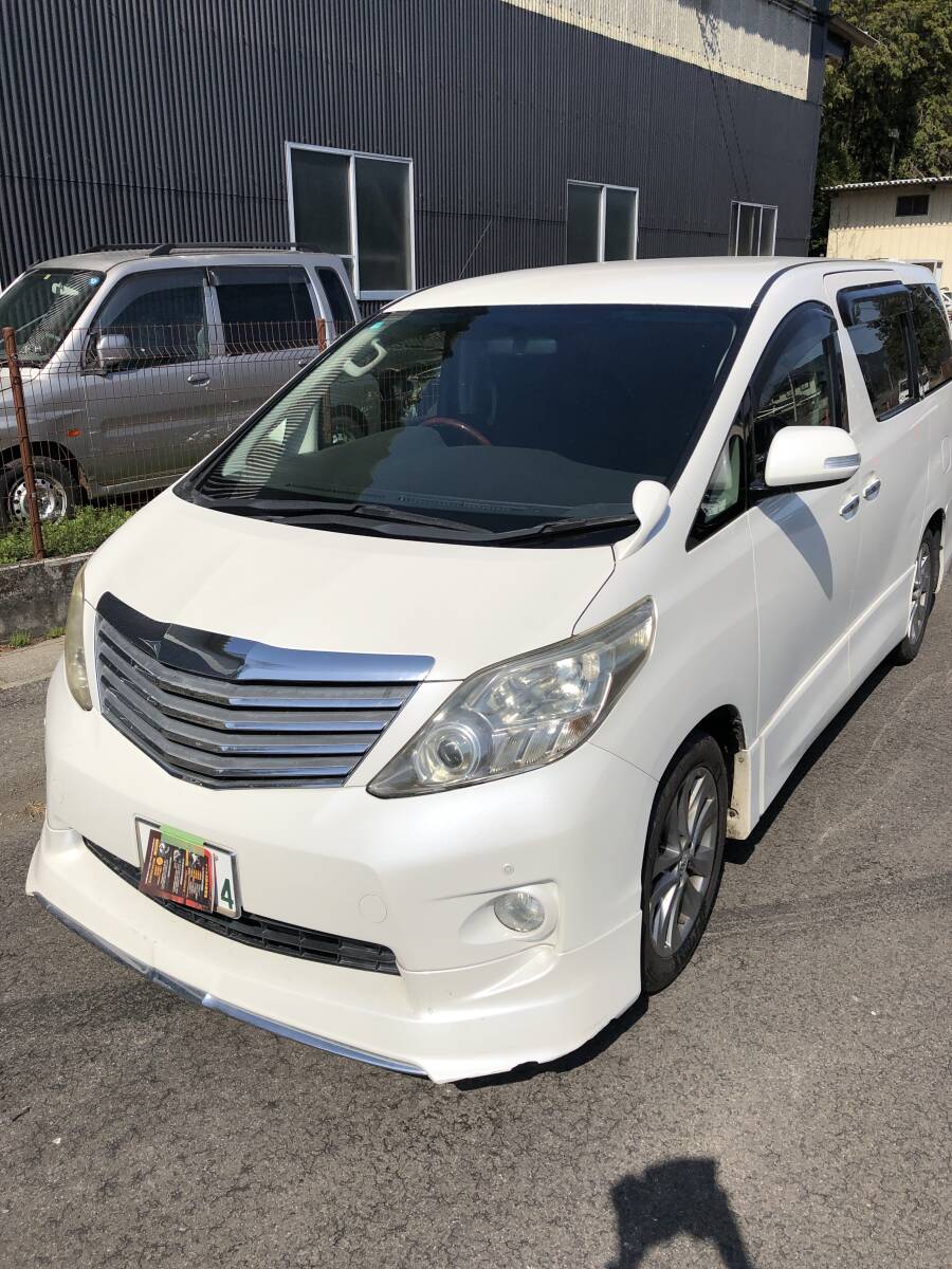 トヨタ　豊田　アルファード ALPHARD 車検付き☆R7年10月末まで　☆左右パワスラ　人気の2.4L H22年車　フリップダウン装着車　※売り切り_画像2