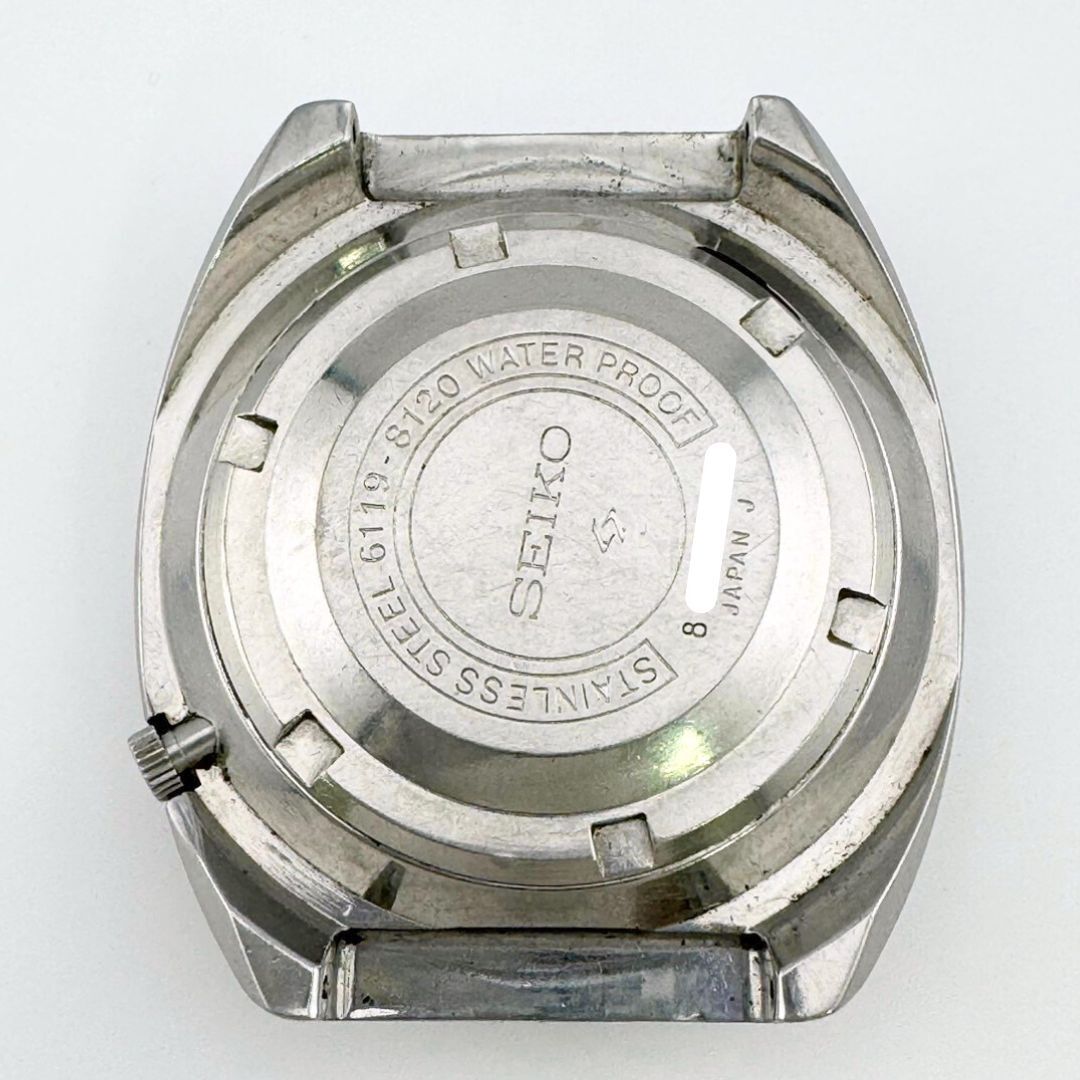 稼働品 SEIKO SEIKO5 SPORTS セイコー5 スポーツ 6119-8120 デイデイト 21石 WATER 70 PROOF 自動巻き 腕時計の画像2