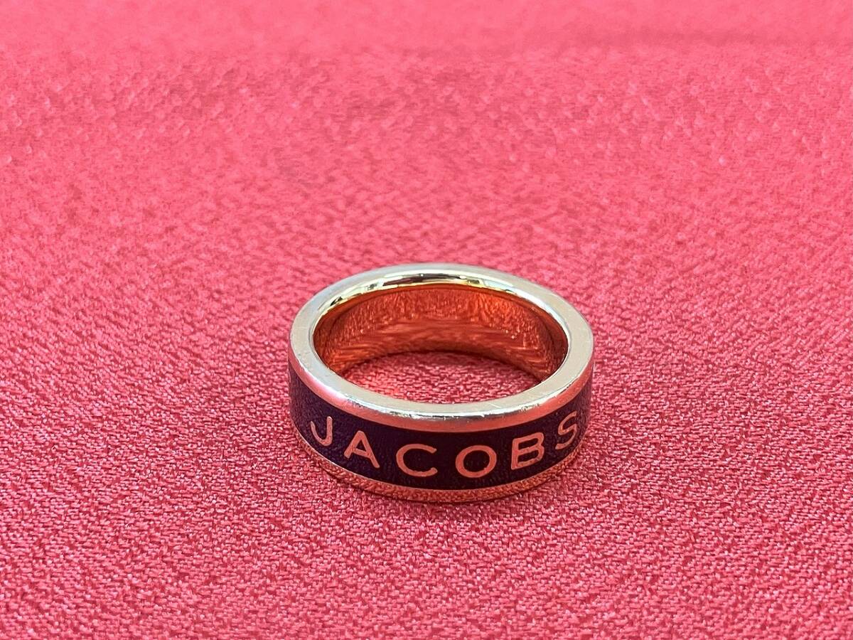 MARC JACOBS マークジェイコブス 指輪 ブラック/ゴールド 水晶石付き ザ メダリオン リングの画像3