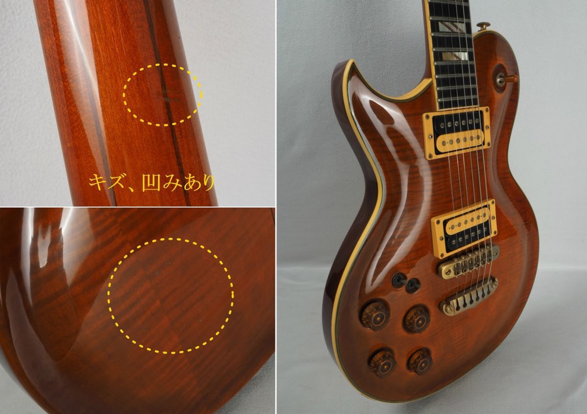 n4T240422 超希少!! レフティー Aria ProII アリアプロ２ PE-R150 25th Anniversary 25周年記念 エレキギター ケース/スタンド付 現状品の画像9