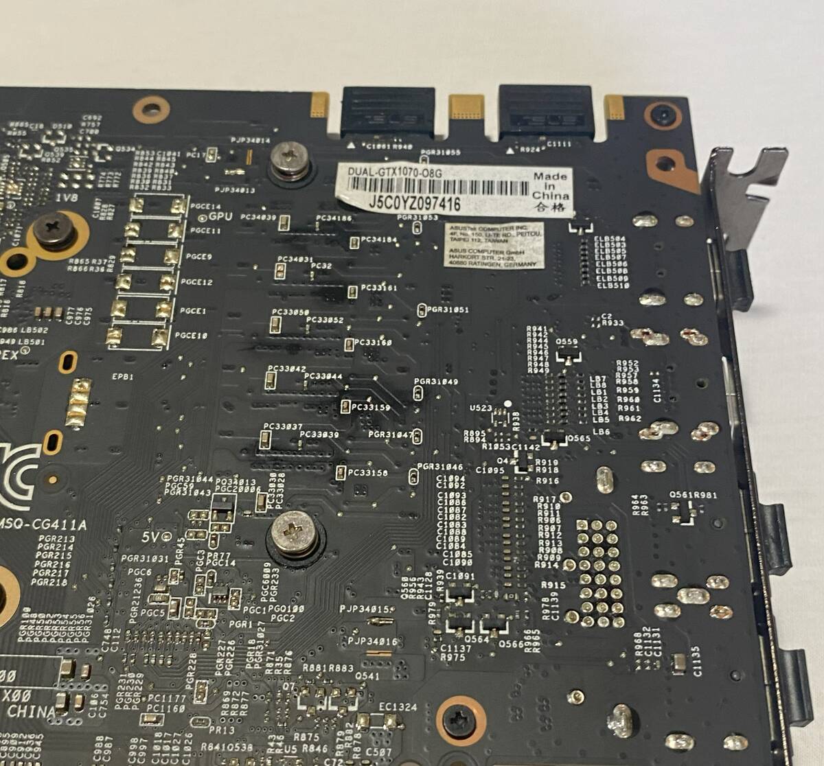 #3【中古】ASUS NVIDIA GeForce GTX1070搭載ビデオカード オーバークロック メモリ8GB DUAL-GTX1070-O8の画像5
