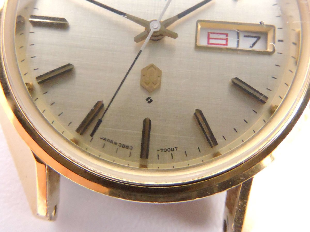 SEIKO セイコー QR セイコー 38クオーツ 3863-8000 クオーツ メンズ腕時計 1973年製 電池交換済の画像4