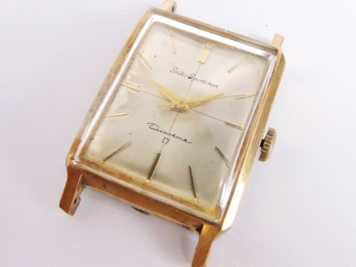 SEIKO セイコー SPORTSMAN スポーツマン Ref.10198 手巻 Cal.436 メンズ腕時計 1961年製_画像1
