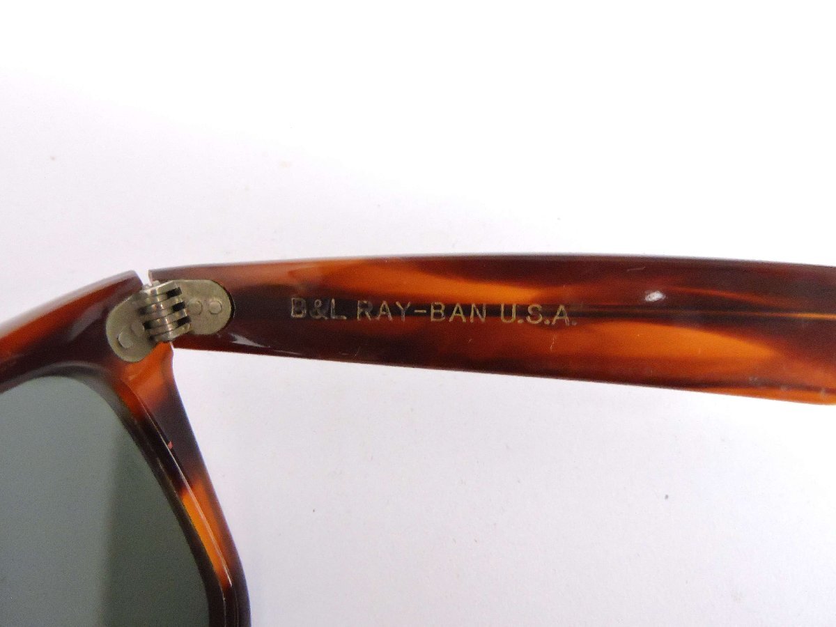 正規品 Ray-Ban レイバン ボシュロム サングラス WAYFARER ウェイファーラー B&L5022 べっ甲カラー ケース付き_画像4