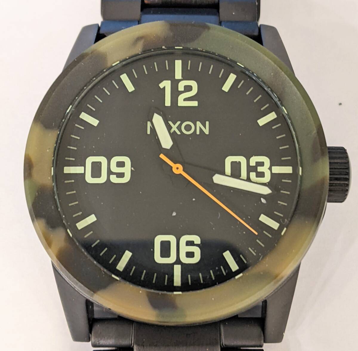 【11247】NIXON ニクソン クオーツ メンズ 腕時計 A276 1428 ミリタリー アナログ 3針 SS 服飾小物 小物 時間 ファッションの画像2