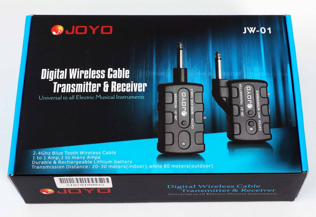 JOYO JW-01 ワイヤレスケーブル トランスミッター＆レシーバー