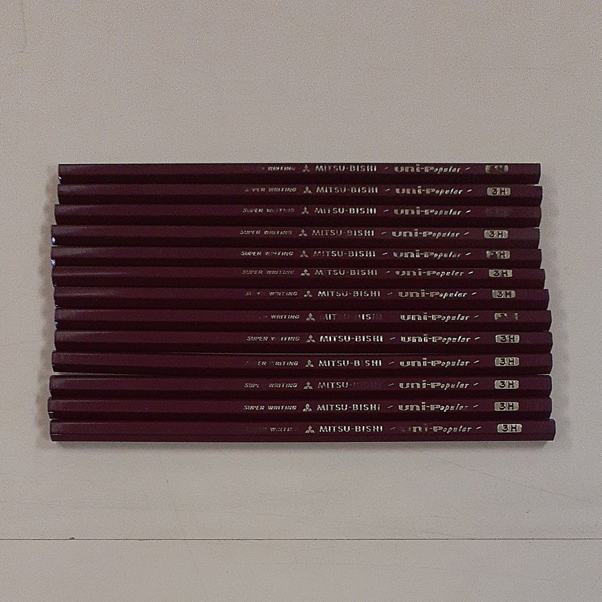 レトロ　三菱鉛筆　uni Popular　芯3H 13本　未使用　