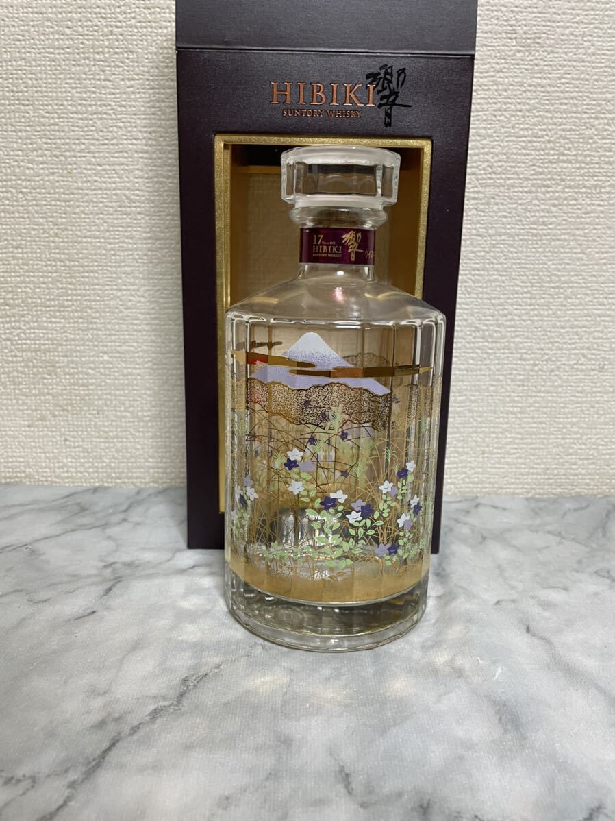 サントリー　ウイスキー　響17年　武蔵野富士 空瓶空箱セット_画像3