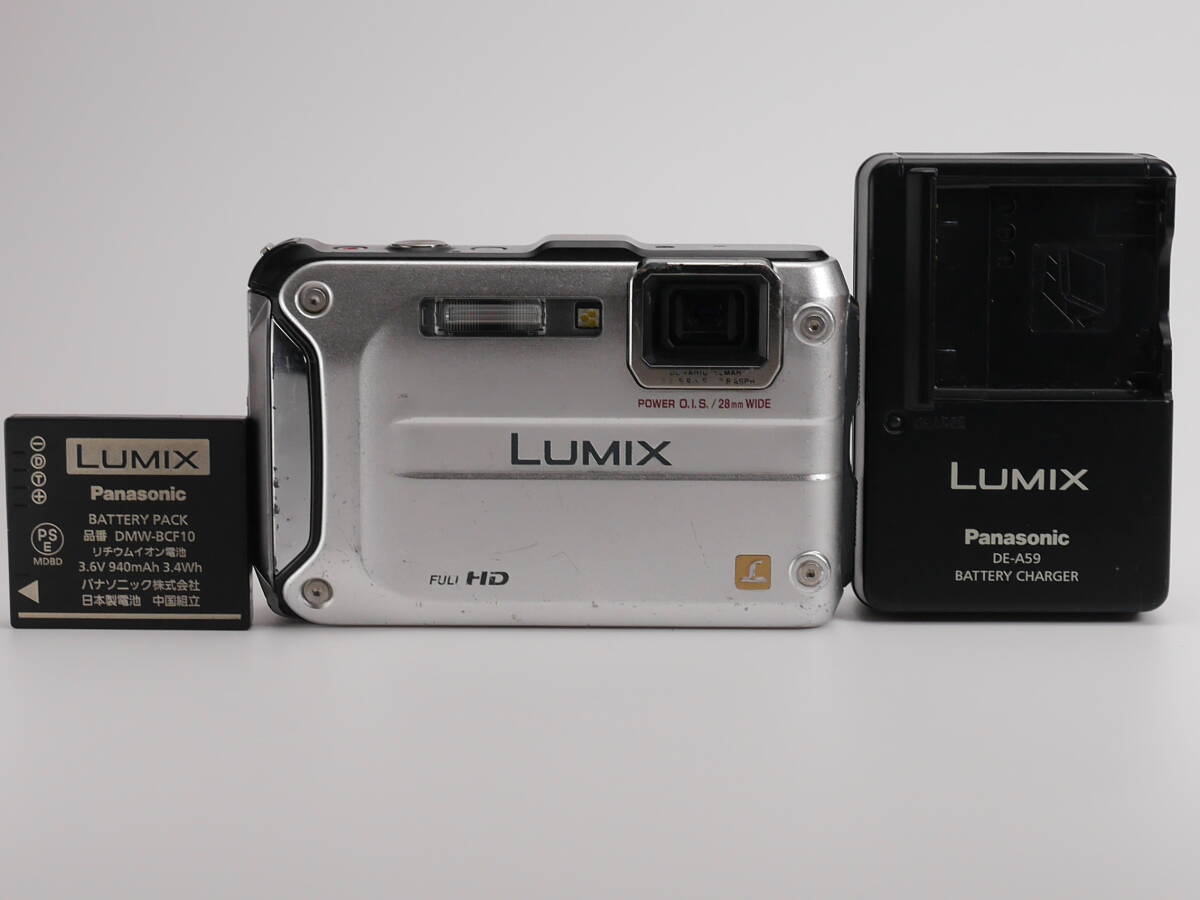 ★実用品★ PANASONIC パナソニック LUMIX FT3 バッテリー 充電器 シャッター フラッシュ データ閲覧OK #R1028#0895#0008_画像1