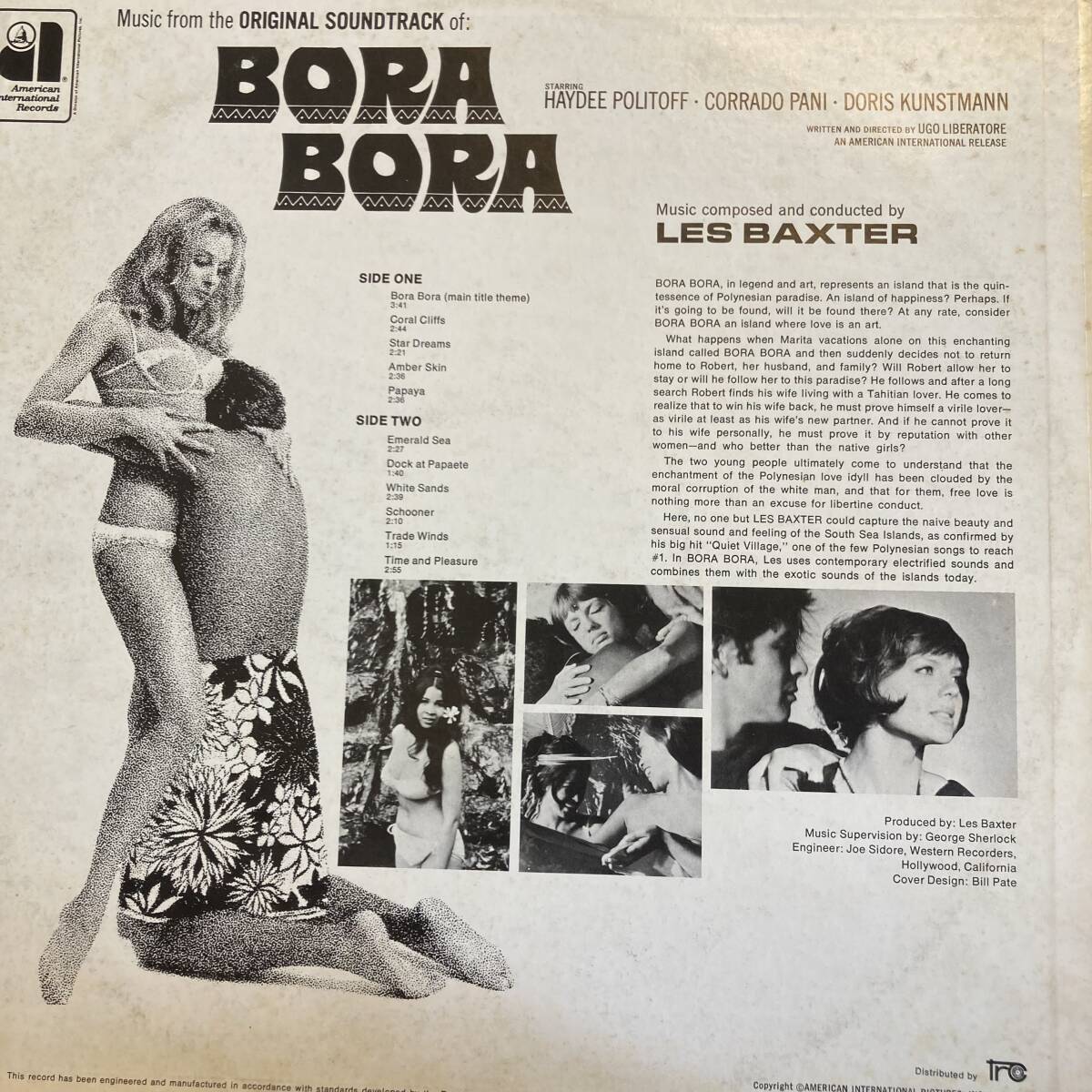 LP! BORA BORA（レス・バクスター/アメリカ盤）_画像2