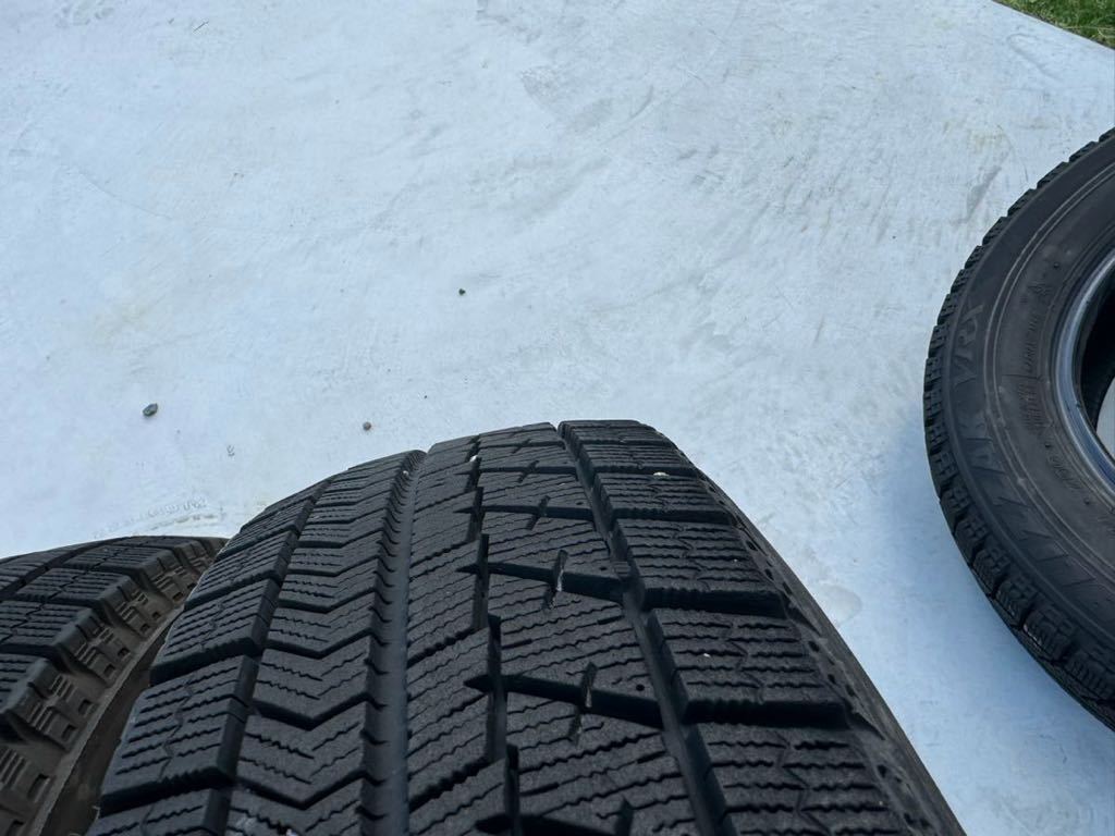 ブリヂストン BLIZZAK VRX スタッドレスタイヤ 165/65R14 2019年 4本_画像9