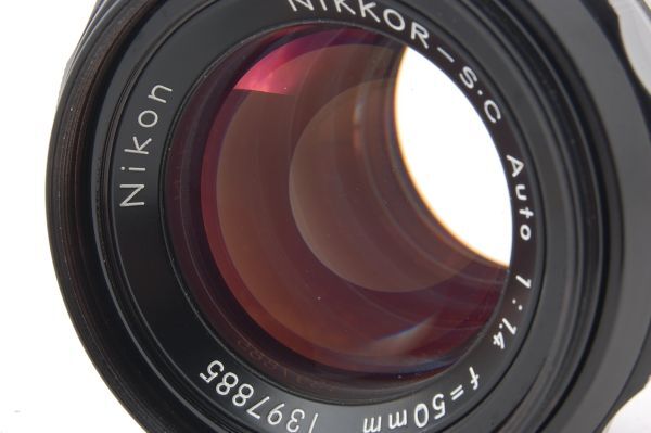 Nikon ニコン Nikkor-S.C Auto 50mm F1.4カビ跡あり #165b_画像8